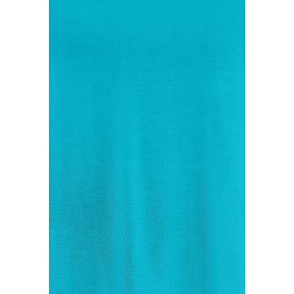 BASIC BAE Sky Blue V-Neck Long Lantern Sleeve Banded Waist Top NEW Misses Plus - Picture 7 of 8